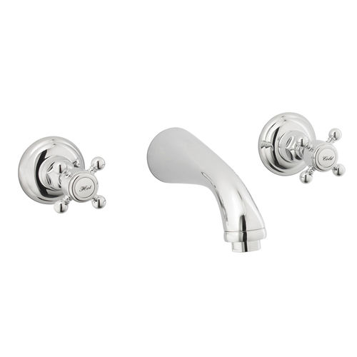 Misturador bicomando para lavatório - 950.2177 - Aqua Prestige - de parede / em latão / para banheiro