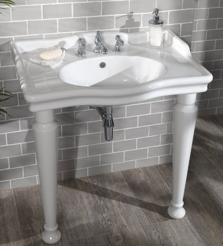 Cuba de instalação livre - LOXLEY - Aqua Prestige - em porcelana / 1 furo / 3 furos