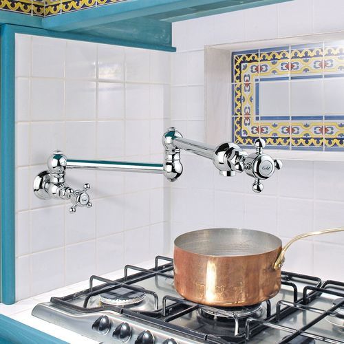 Torneira simples para pia de cozinha - 950.1451 - Aqua Prestige - de parede / em latão / para cozinha