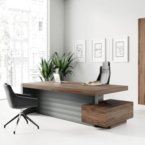Mesa executiva - JERA - Las Mobili - de piso / contemporânea / em MDF