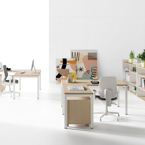 Mesa executiva - OXI - Las Mobili - de parede / individual / contemporânea