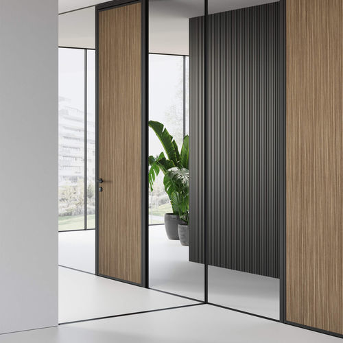Divisória removível - MOOD MN - Las Mobili - fixa / modular / com vidro