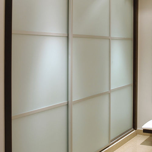 Porta para armário interna - SITUS : SL 45 - SAHECO - em vidro / em alumínio / de correr