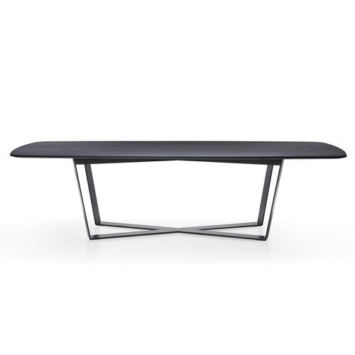 Mesa contemporânea - PERO - more - em aço / em aço laqueado / em madeira