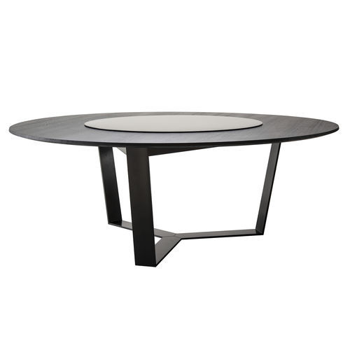 Mesa contemporânea - PERO  - more - em aço / em aço laqueado / em madeira