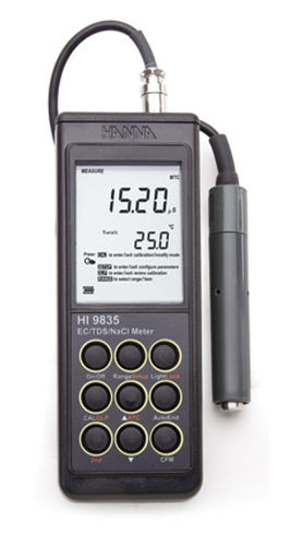 Analisador de água multiparâmetros - HI9835 - Hanna Instruments - condutividade
