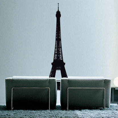 Adesivo decorativo com países - THE EIFFEL TOUR - Paristic - com cidade