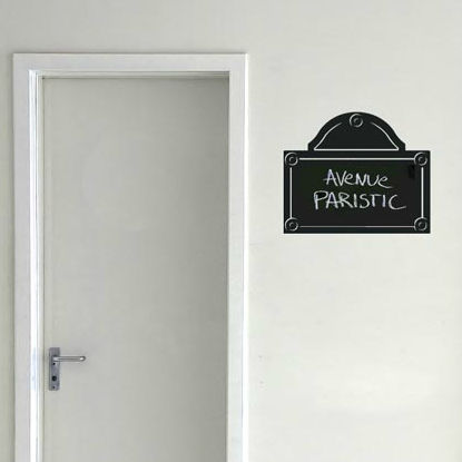 Adesivo decorativo sob medida - SLATE STREET SIGN 	 - Paristic - para porta