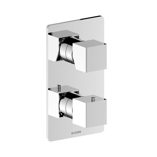 Misturador monocomando para box de banheiro - Z00061 + Z00125 - BOSSINI - de parede / termostático / em latão
