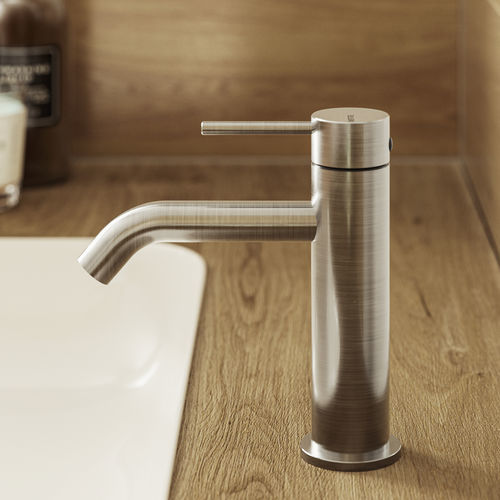 Misturador monocomando para lavatório - INZ201  - BOSSINI - de bancada / em aço inoxidável 316L / para banheiro