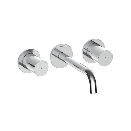 Misturador monocomando para lavatório - Z00716 + Z00909 - BOSSINI - de embutir / de parede / em níquel