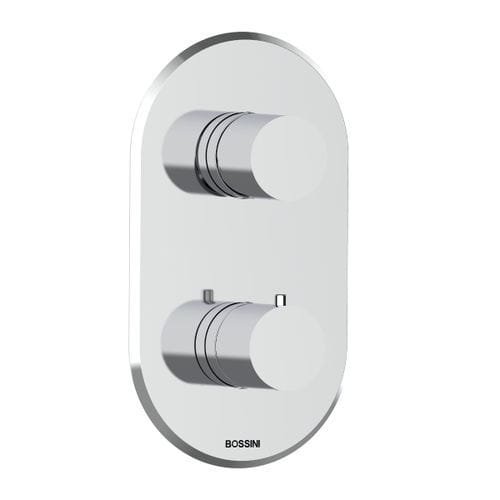 Misturador monocomando para box de banheiro - Z00222 + Z00125 - BOSSINI - de parede / termostático / metálico