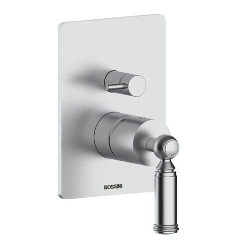 Misturador monocomando para box de banheiro - Z00069 + Z00009 - BOSSINI - de parede / mecânico / metálico