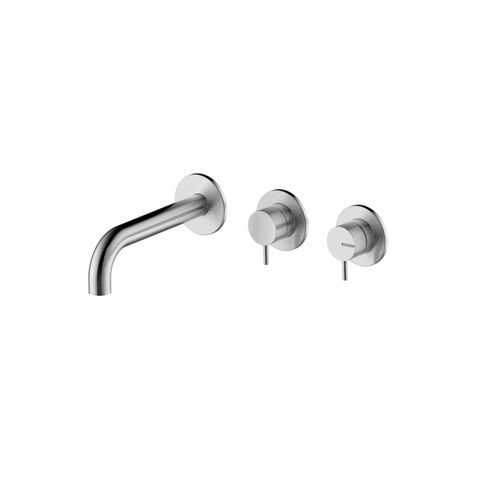 Misturador monocomando para banheira - INZ213 + INZ211 - BOSSINI - de embutir / de parede / em aço inoxidável 316L