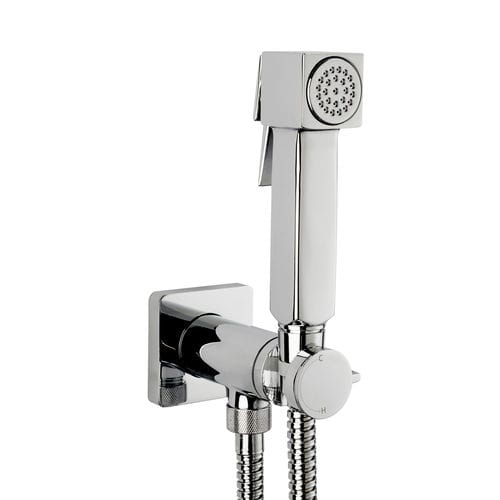 Conjunto de chuveiro de embutir na parede - E38001 - BOSSINI - contemporâneo / com chuveiro de mão / tipo chuva