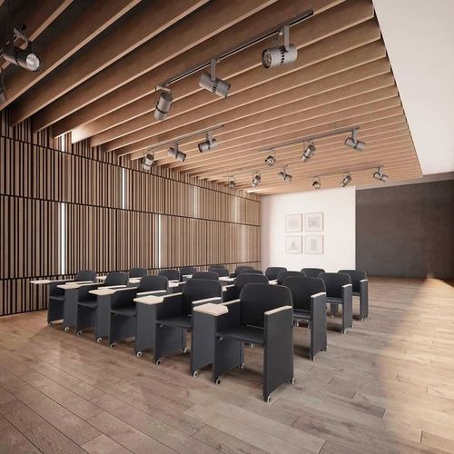 Cadeira de conferência contemporânea - ESSENTIAL - Moschella Sedute Srl - para ambiente interno / em poliuretano / em aço