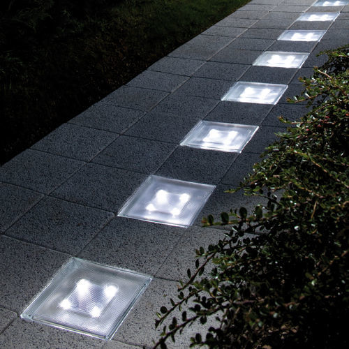 Bloco de pavimentação com iluminação - 60140 - LA ROCHERE - em vidro / para ambiente externo / para entrada