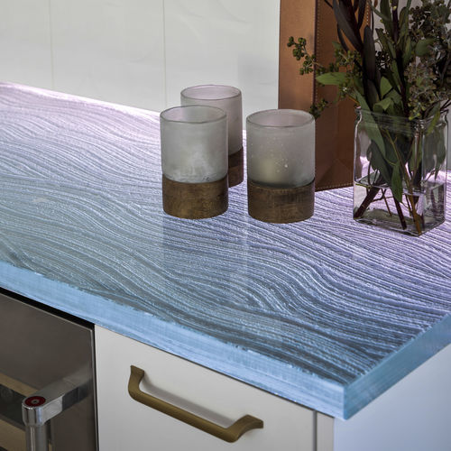 Tampo de bancada em vidro - ThinkGlass - em Dekton® / em Corian® / em Fenix NTM