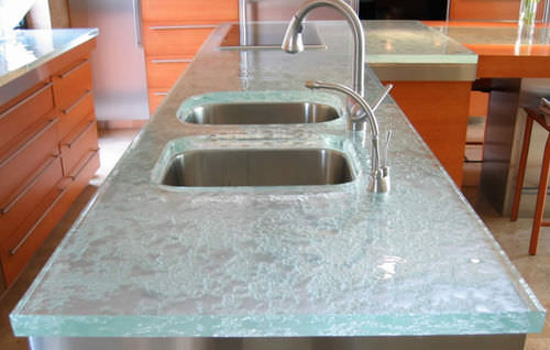 Tampo de bancada em vidro - ULTIMATE  - ThinkGlass - para cozinha