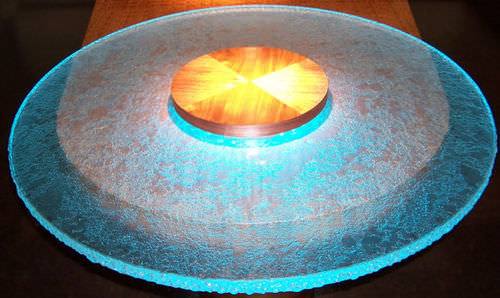 Mesa contemporânea - ROUND TABLE - ThinkGlass - em vidro / redonda