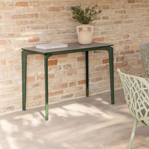 Aparador contemporâneo - AllSize - FAST SPA - em alumínio pintado / em grés porcelanato / com base em alumínio pintado