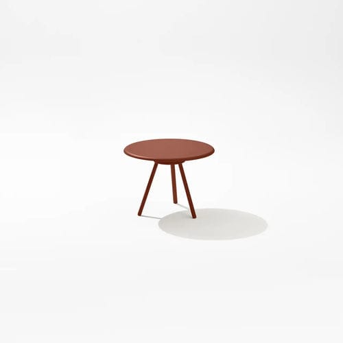 Mesa de centro contemporânea - ZEBRA  - FAST SPA - em iroko / em alumínio pintado / em grés porcelanato