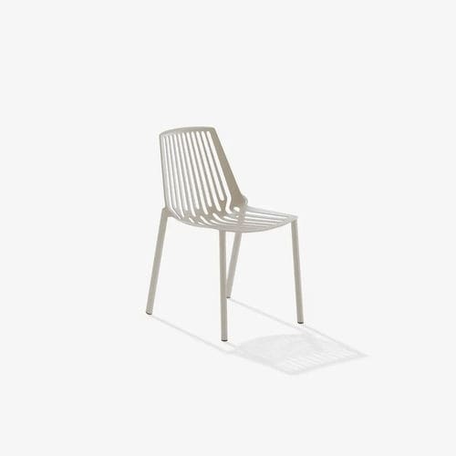 Cadeira contemporânea - Rion - Omnia Selection - FAST SPA - para ambiente externo / em alumínio pintado / com base em alumínio pintado