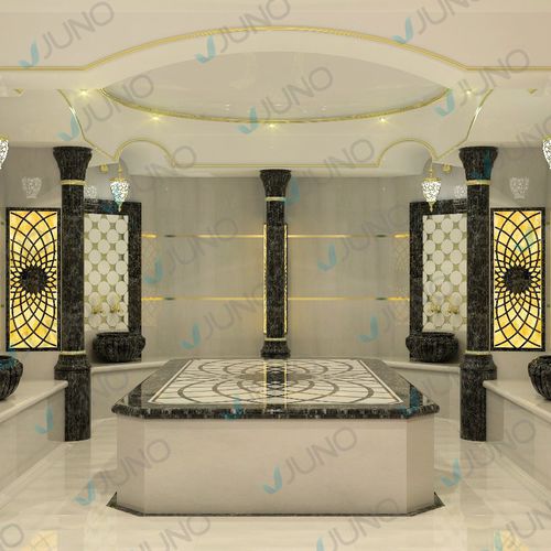 Plafon clássico - GFRP CELILING - Juno SPA Design & Manufacture - redondo / em vidro / em poliéster