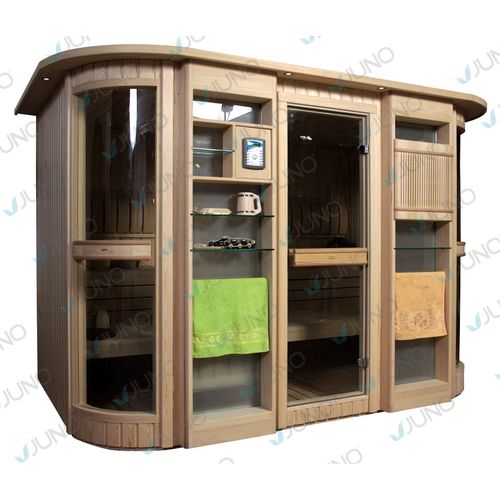 Sauna da linha residencial - PIXA - Juno SPA Design & Manufacture - em madeira / para ambiente interno