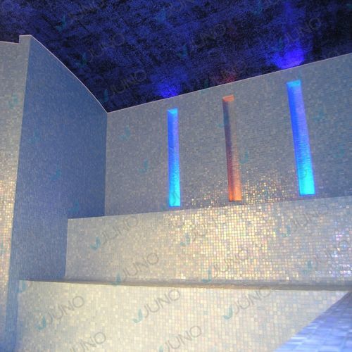 Banho de vapor turco - Juno SPA Design & Manufacture - com sal para haloterapia / com aquecimento a infravermelho