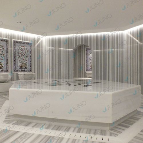 Forro em madeira - Juno SPA Design & Manufacture - metálico / de fibra de vidro / em mármore