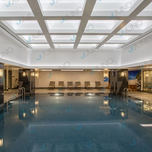 Piscina pré-fabricada - Juno SPA Design & Manufacture - sob medida / para ambiente interno / para centro de bem-estar