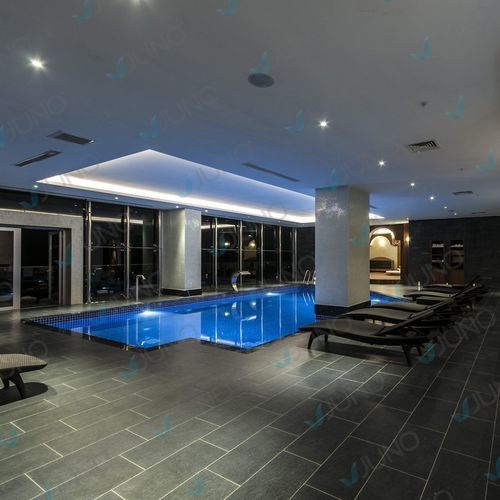 Piscina pré-fabricada - Juno SPA Design & Manufacture - coberta / sob medida / para ambiente interno