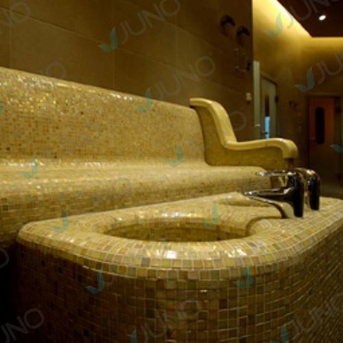 Pedilúvio metálico - Juno SPA Design & Manufacture - em madeira / em mármore / para centro de bem-estar