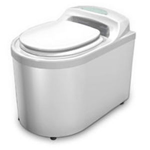 Vaso sanitário sem água - ICELETT - BIOLAN - de piso / em cerâmica / da linha residencial