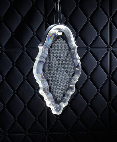 Lustre de design original - PAMPILLE - 22 22 EDITION DESIGN - em cristal / de LED