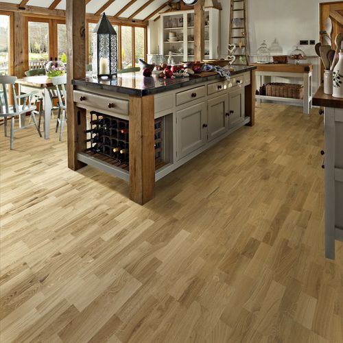Piso estruturado - ORIGINAL EUROPEAN NATURALS : SIENA - Kahrs - em carvalho / oleado / escovado