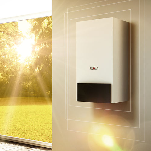 Caldeira a gás - CGU-2K - WOLF - com aquecedor de água / de parede / residencial