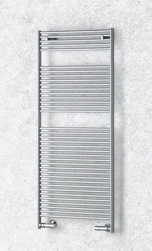 Aquecedor de toalhas a água quente - RUBINO - BRANDONI - contemporâneo / metálico / cromado