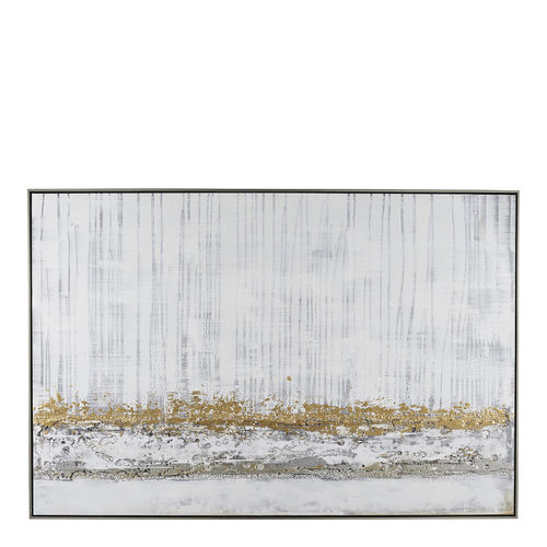 Quadro decorativo em acrílico - TABL-ABST8 - BLANC D'IVOIRE - em madeira / abstrato / para escritório