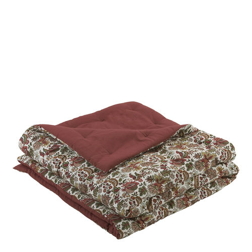 Roupa de cama em algodão - ELODIE - BLANC D'IVOIRE - em poliéster
