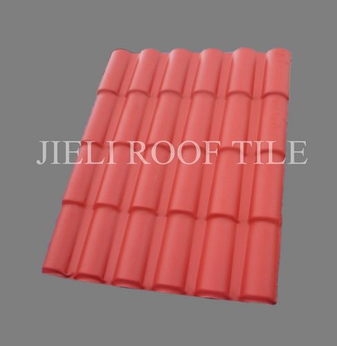 Telhado de resina - RESIN ROMA ROOF SHEET - Laizhou JIELI Industry Co.,LTD - efeito de telhado de telha / ondulado