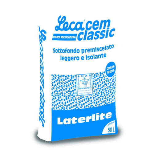 Concreto leve - LATERMIX CEM CLASSIC - Laterlite s.p.a. - em argila expandida / isolante / drenante