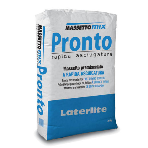 Argamassa para contrapiso - MASSETTOMIX PRONTO - Laterlite s.p.a. - impermeável / mineral / de cimento