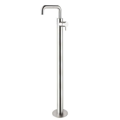 Misturador monocomando para lavatório - STIRIANA 6391T - MINA Rubinetterie - de piso / em aço inoxidável / para banheiro