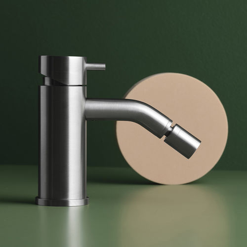 Misturador monocomando para bidê - IVI 8253 - MINA Rubinetterie - de bancada / em aço inoxidável / em inox escovado