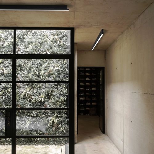 Plafon contemporâneo - ritmo C2500 - Andcosta - linear / em alumínio laqueado / em policarbonato