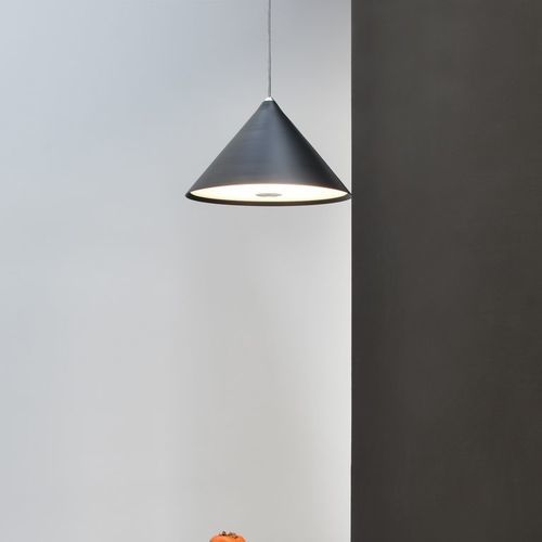 Luminária suspensa - cone S120 - Andcosta - em alumínio laqueado / em policarbonato / em PMMA