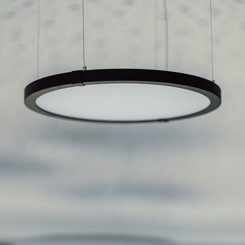 Luminária técnica horizontal - luna S430 - Andcosta - suspensa / de LED / redonda