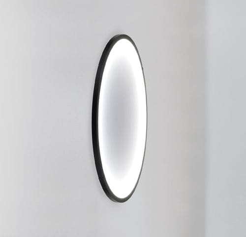 Arandela contemporânea - luna W900 - Andcosta - para ambiente interno / em alumínio laqueado / em opalina